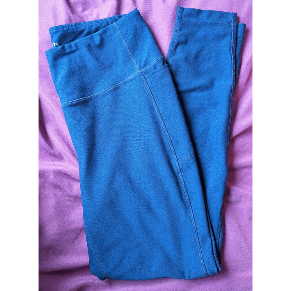 Mondetta Performance Luxury L High Waisted Pocket Leggings Dark Blue Vented